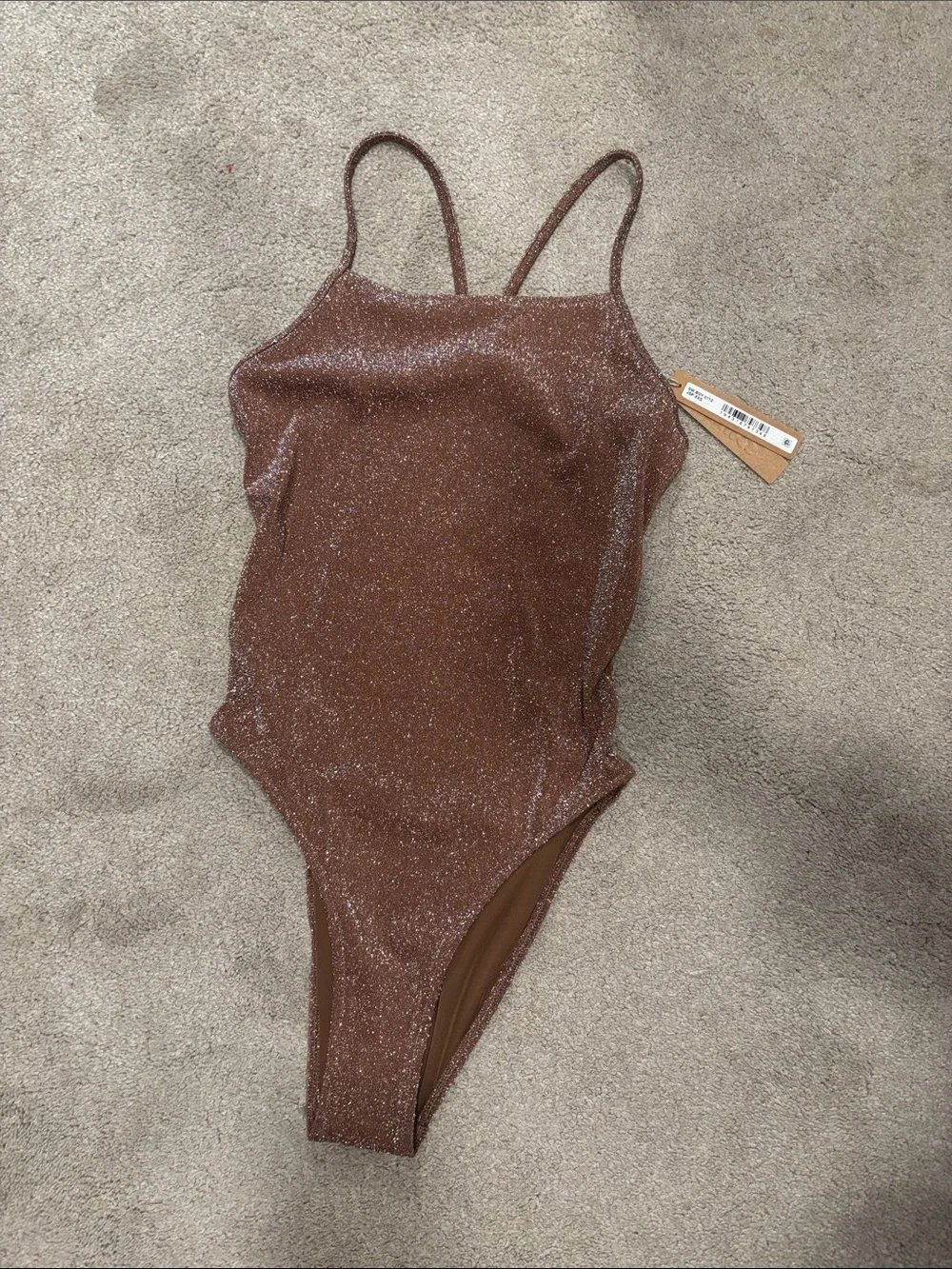SKIMS Shimmery Jasper One-Piece Swimsuit